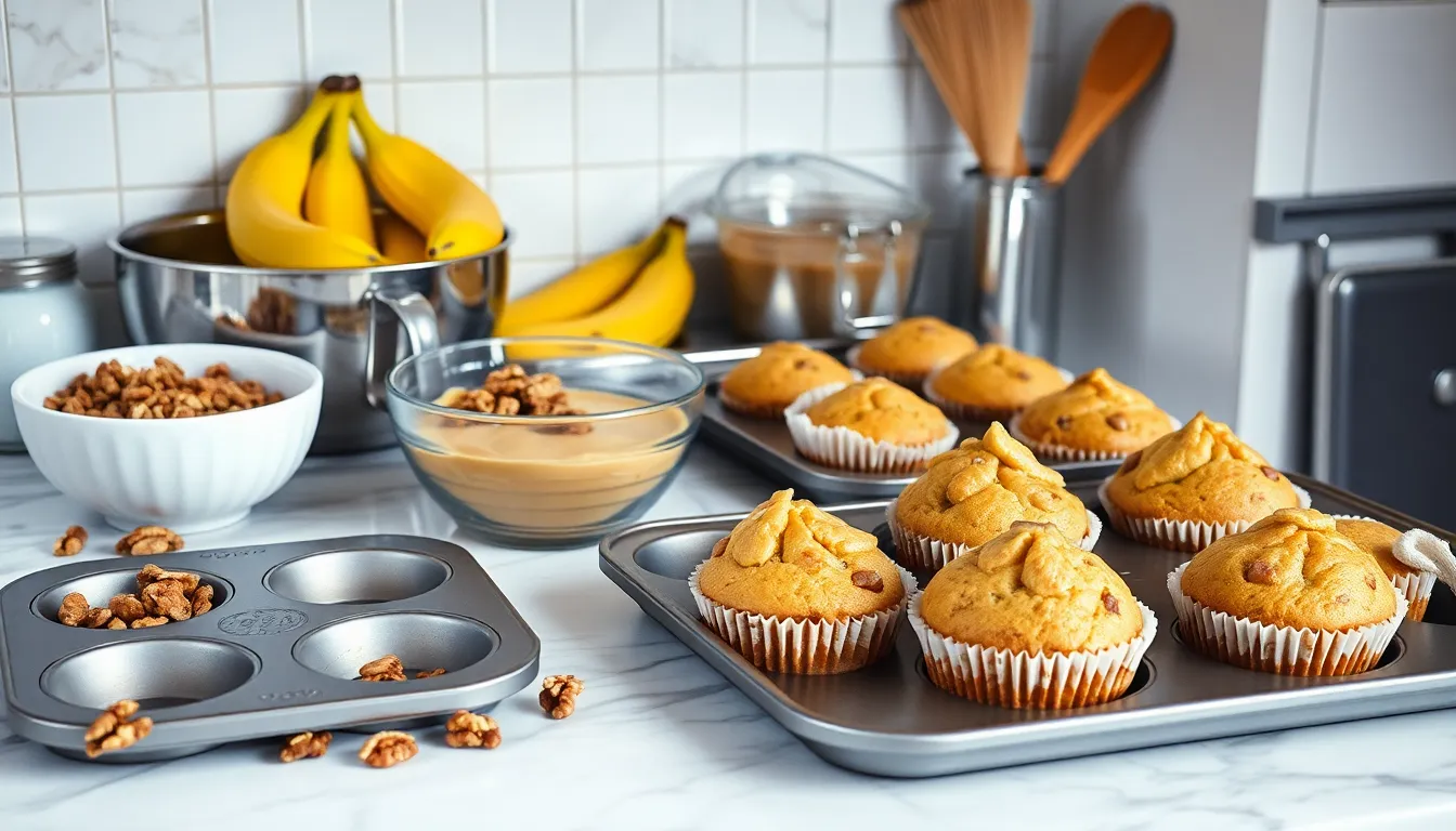 Best Banana Nut Muffins Recipe: Moist, Fluffy & Bakery-Quality Results 4 Best Banana Nut Muffins Recipe: Moist, Fluffy & Bakery-Quality Results 3