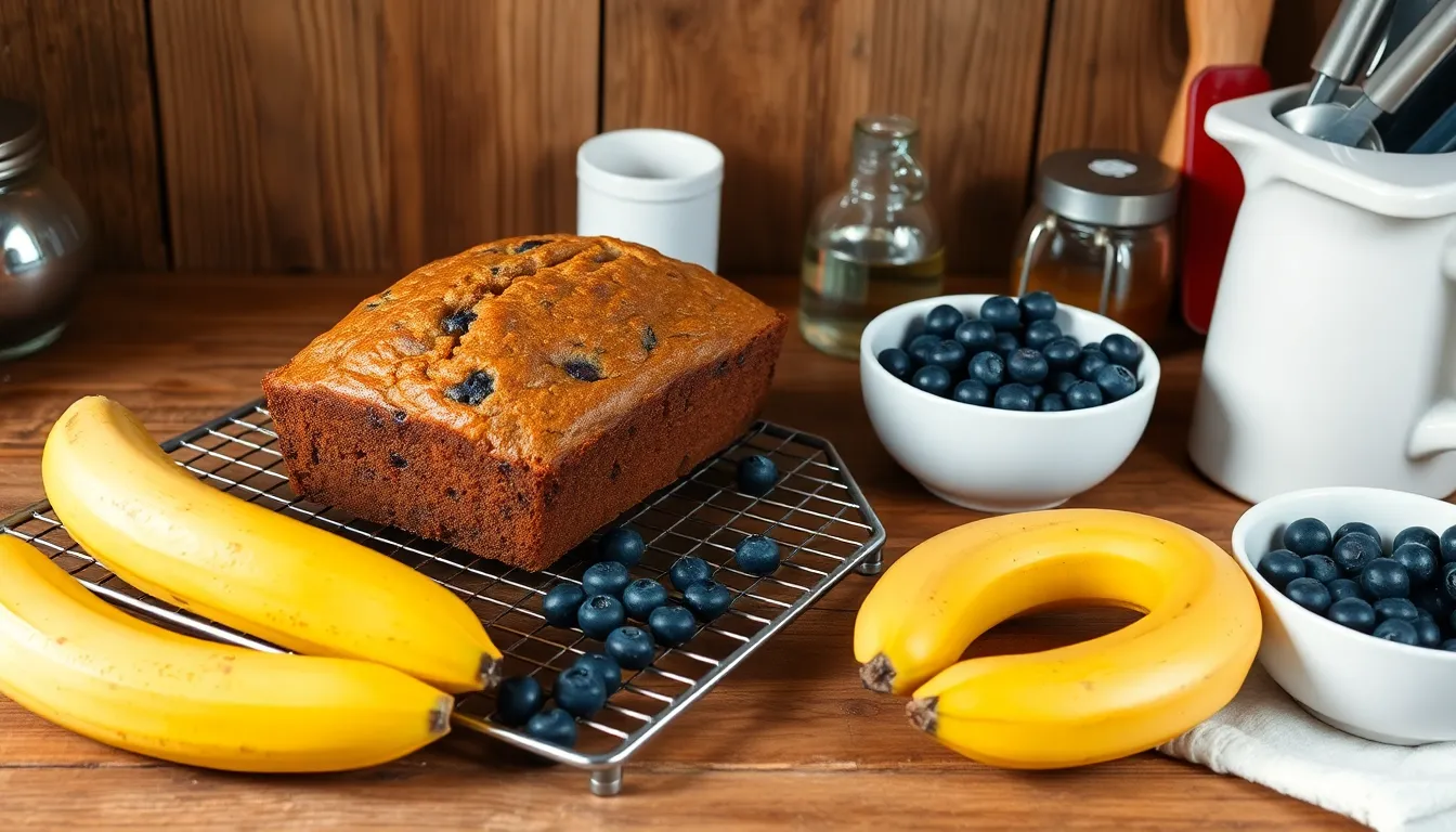 Perfect Blueberry Banana Bread Recipe: Ultra-Moist & Bakery-Quality Results 4 Perfect Blueberry Banana Bread Recipe: Ultra-Moist & Bakery-Quality Results 3