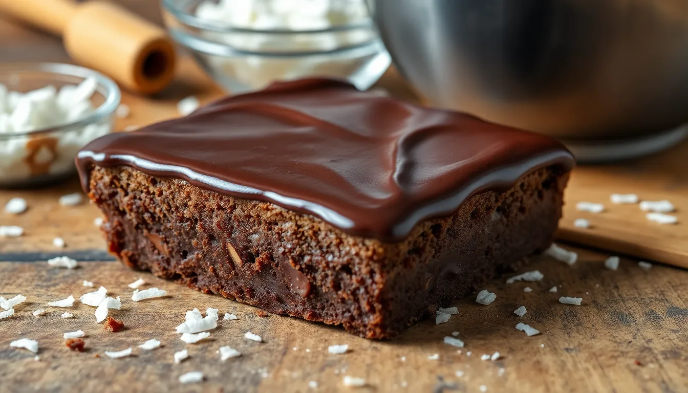 Easy No-Bake Chocolate Coconut Slice Recipe (Ready in 20 Minutes!) 4 Easy No-Bake Chocolate Coconut Slice Recipe (Ready in 20 Minutes!) 3
