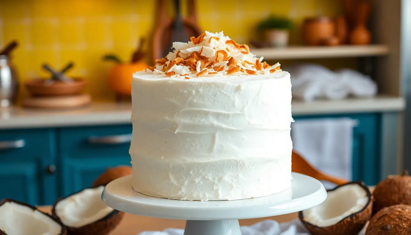 The Ultimate Coconut Cake Recipe: Moist, Fluffy & Southern-Style Perfection 4 The Ultimate Coconut Cake Recipe: Moist, Fluffy & Southern-Style Perfection 3