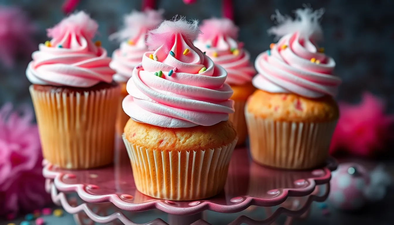 Cotton Candy Cupcakes Recipe: Fluffy Carnival Treats That Melt in Your Mouth 4 Cotton Candy Cupcakes Recipe: Fluffy Carnival Treats That Melt in Your Mouth 3