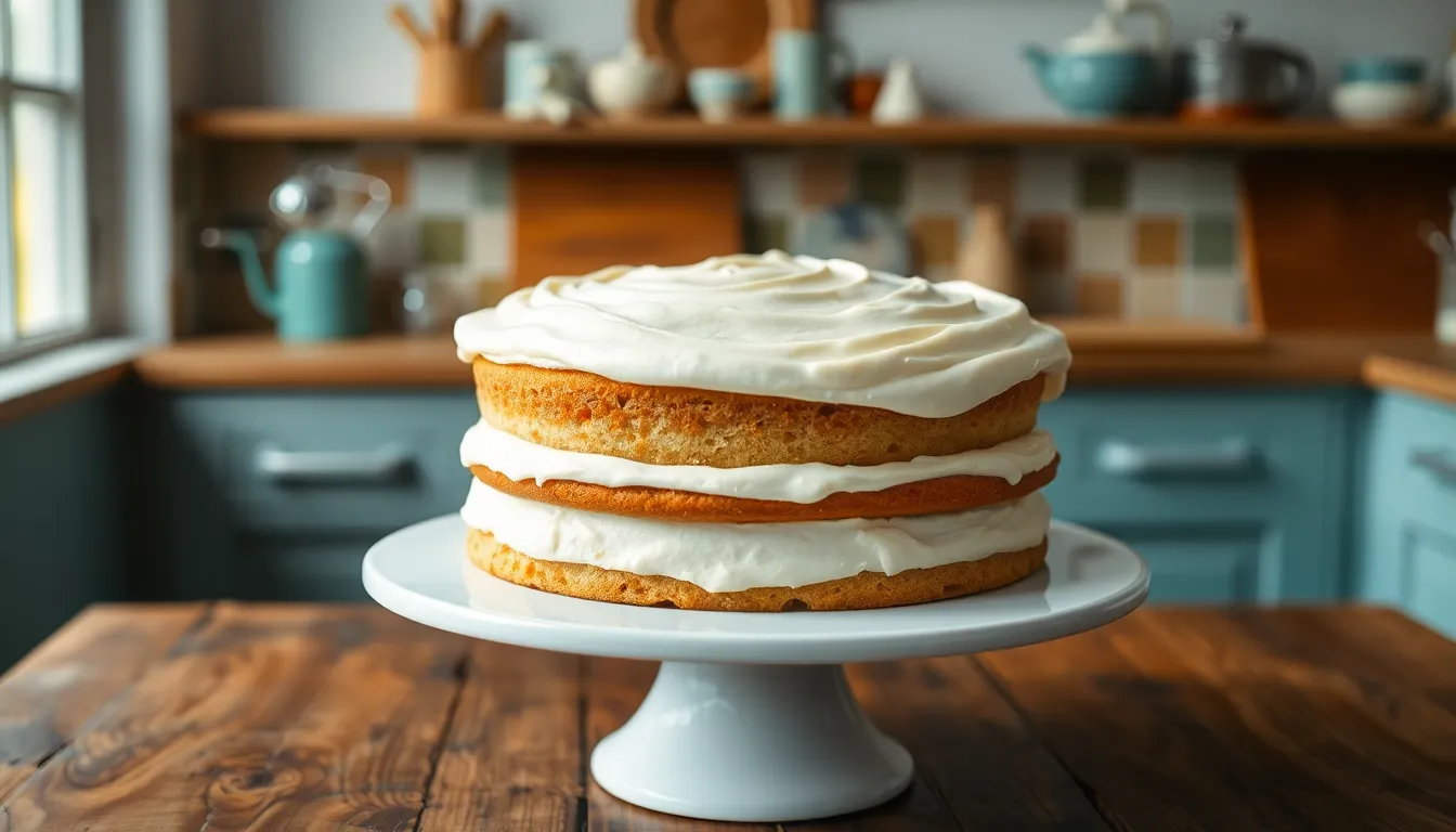 The BEST Easy Vanilla Cake Recipe (Moist & Fluffy Every Time!) 4 The BEST Easy Vanilla Cake Recipe (Moist & Fluffy Every Time!) 3