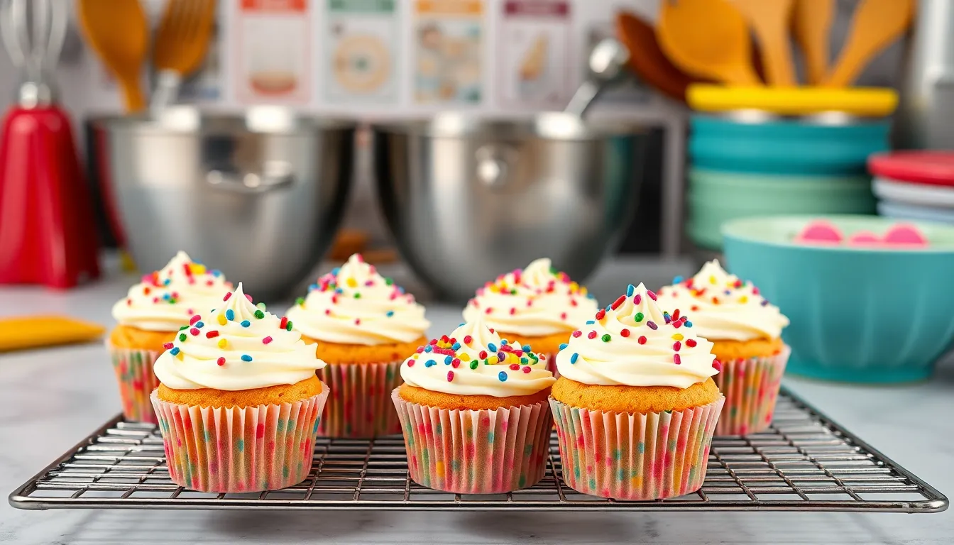 Perfect Funfetti Cupcakes Recipe: Bakery-Quality Results at Home 4 Perfect Funfetti Cupcakes Recipe: Bakery-Quality Results at Home 3