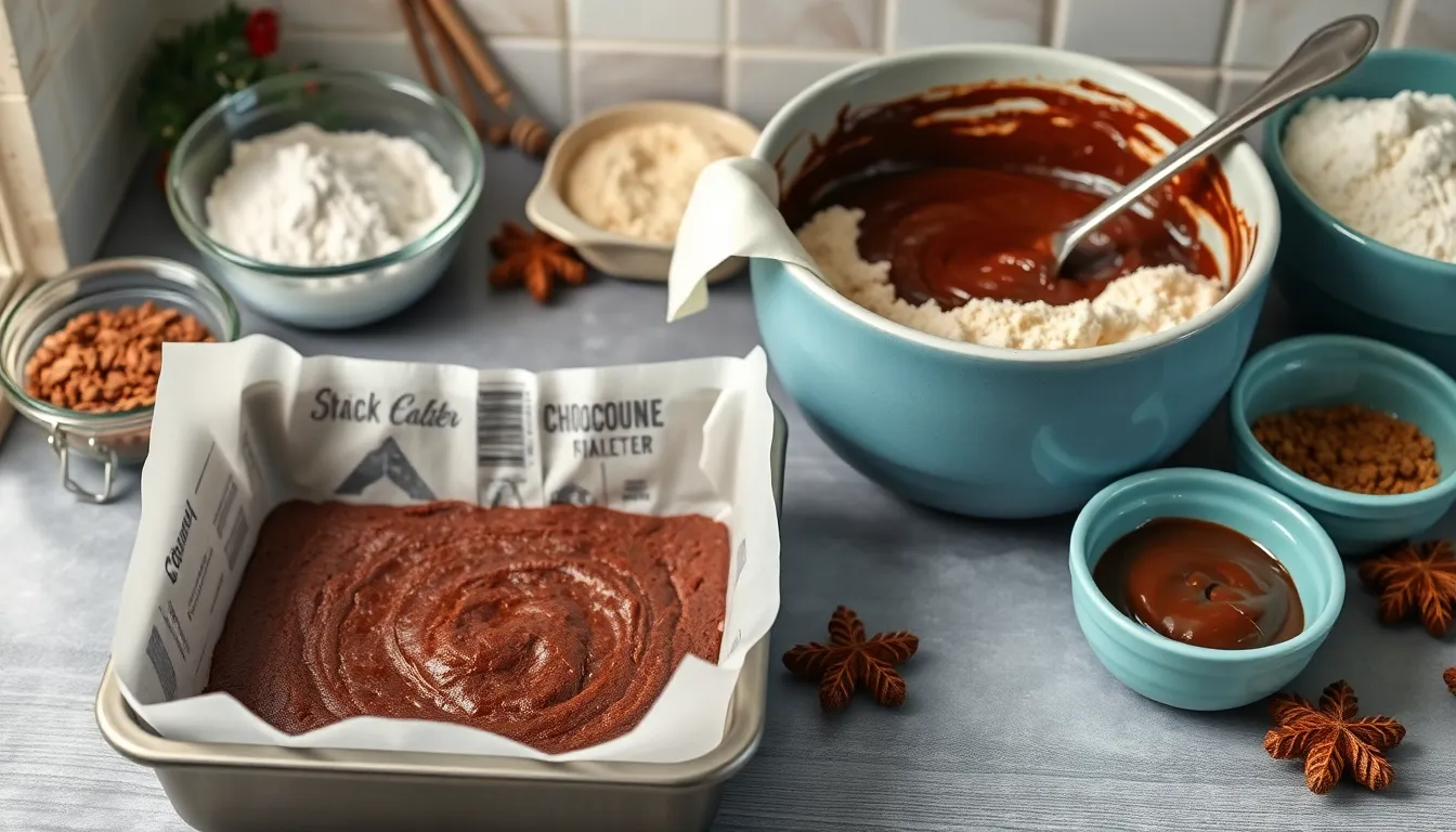 Gingerbread Chocolate Brownies: Easy Holiday Recipe for Fudgy Festive Treats 4 Gingerbread Chocolate Brownies: Easy Holiday Recipe for Fudgy Festive Treats 3