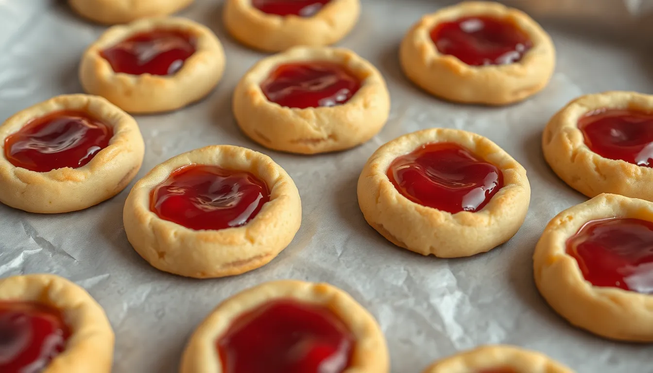 Classic Jam Drops Recipe: Easy Buttery Cookies with Sweet Jam Centers 4 Classic Jam Drops Recipe: Easy Buttery Cookies with Sweet Jam Centers 3