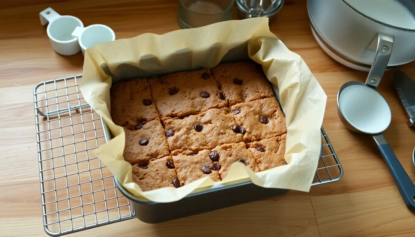 Easy Jammie Dodger Blondies Recipe: British Biscuit Meets American Dessert Bar 4 Easy Jammie Dodger Blondies Recipe: British Biscuit Meets American Dessert Bar 3
