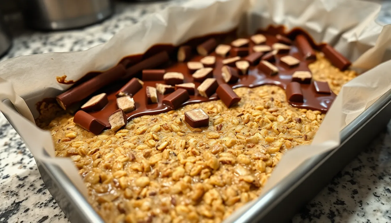 Easy Mars Bar Slice Recipe: Perfect No-Bake Dessert in 30 Minutes 4 Easy Mars Bar Slice Recipe: Perfect No-Bake Dessert in 30 Minutes 3