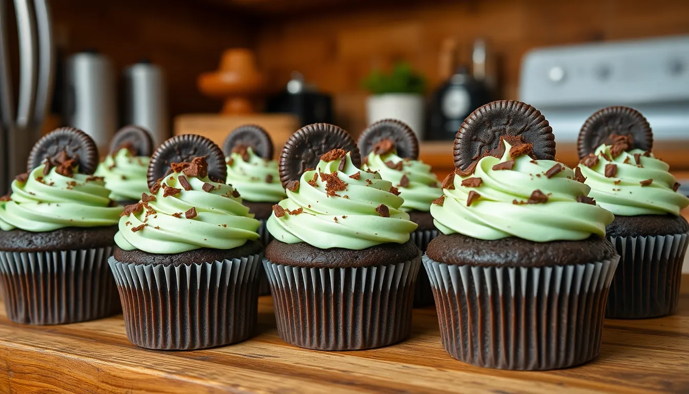 Perfect Mint Chocolate Cupcakes Recipe (Easy & Deliciously Moist!) 4 Perfect Mint Chocolate Cupcakes Recipe (Easy & Deliciously Moist!) 3