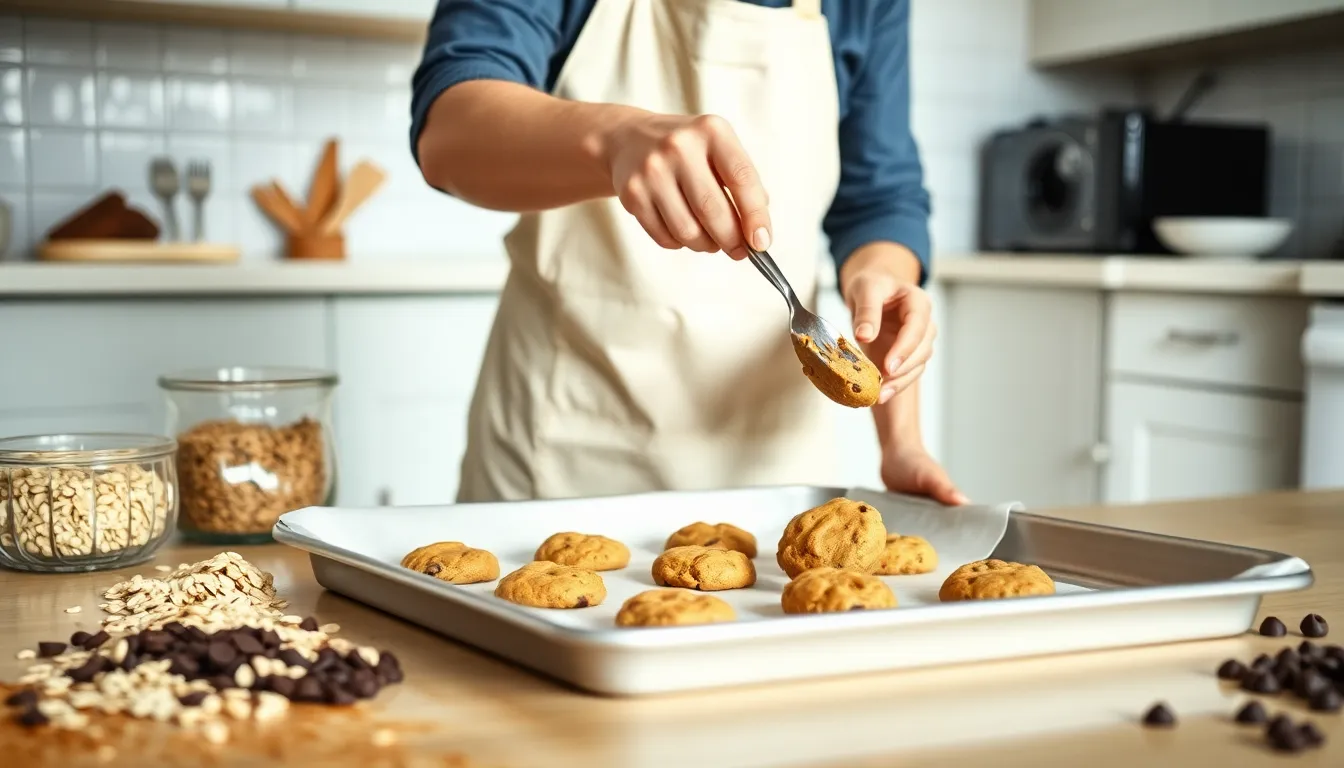 Best Oatmeal Chocolate Chip Cookies Recipe - Chewy Centers & Crispy Edges 4 Best Oatmeal Chocolate Chip Cookies Recipe - Chewy Centers & Crispy Edges 3