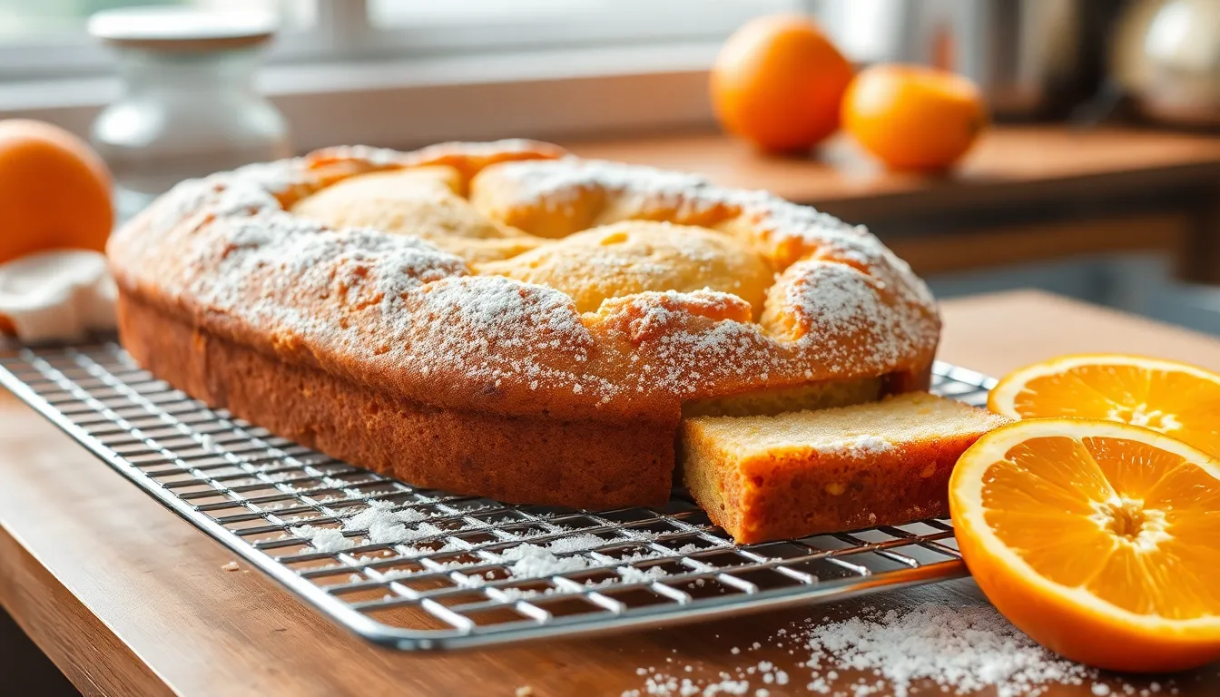 Moist Orange and Poppy Seed Cake Recipe (Easy Homemade with Glaze!) 4 Moist Orange and Poppy Seed Cake Recipe (Easy Homemade with Glaze!) 3