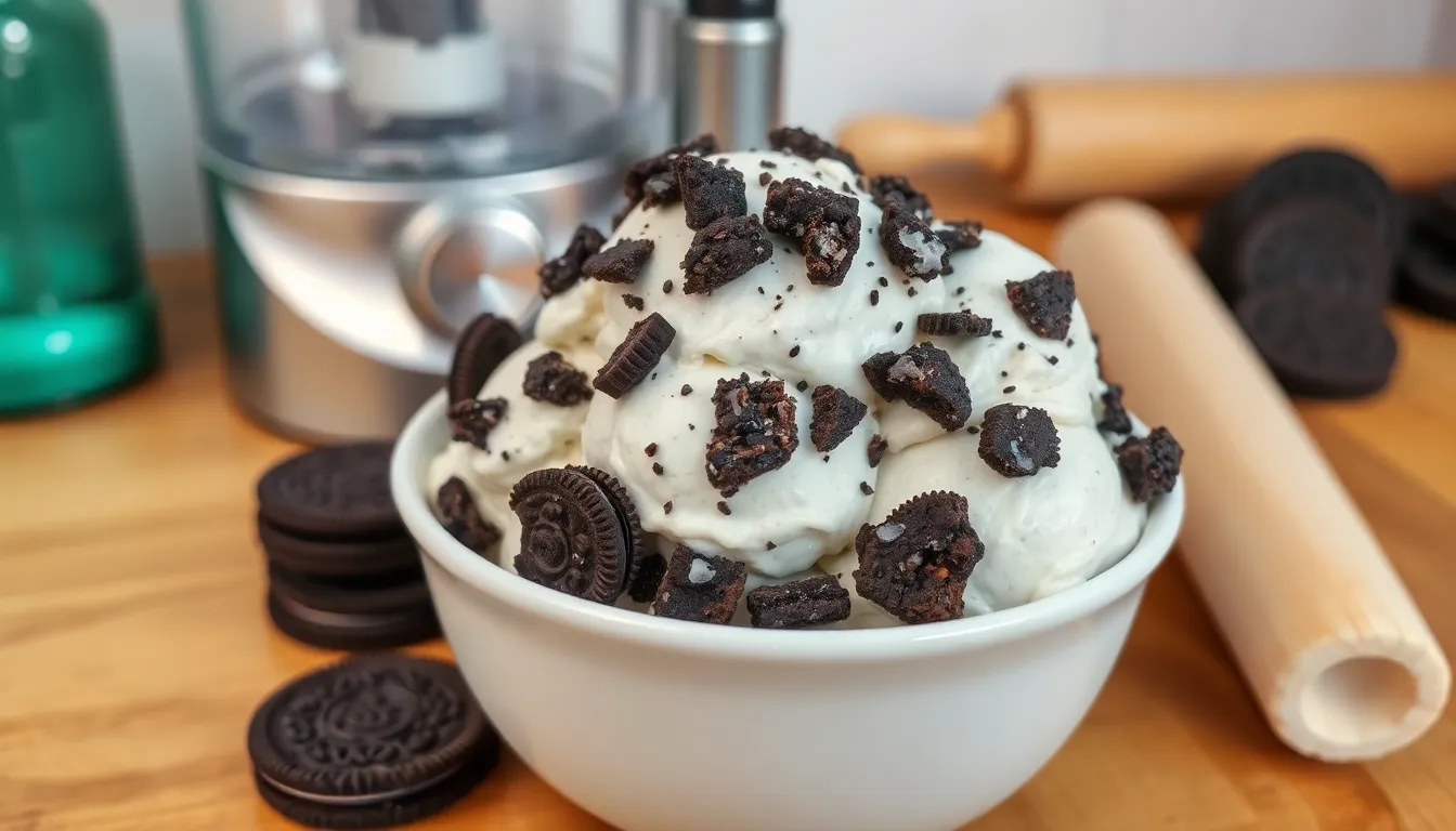 Homemade Oreo Ice Cream Recipe: Creamy, Chunky & Better Than Store-Bought 4 Homemade Oreo Ice Cream Recipe: Creamy, Chunky & Better Than Store-Bought 3
