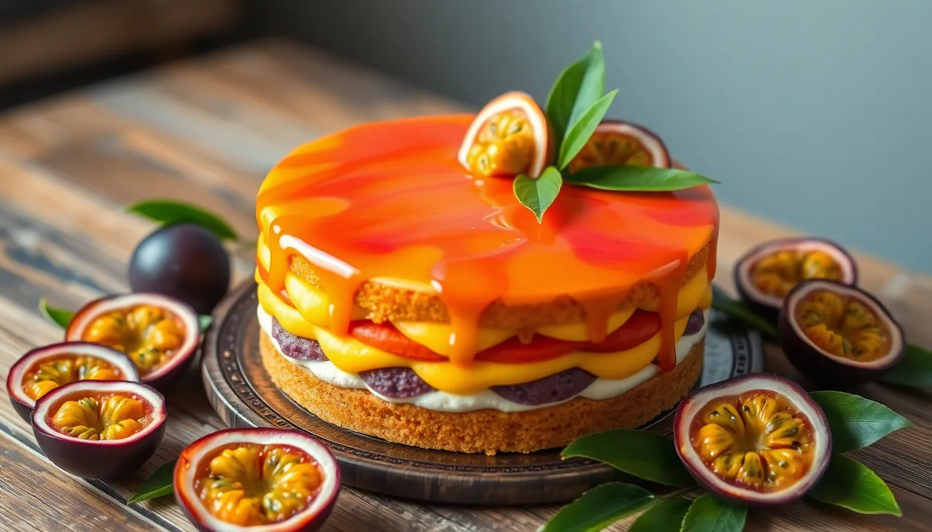 Perfect Passionfruit Cake Recipe: Moist, Tangy & Irresistibly Tropical 4 Perfect Passionfruit Cake Recipe: Moist, Tangy & Irresistibly Tropical 3