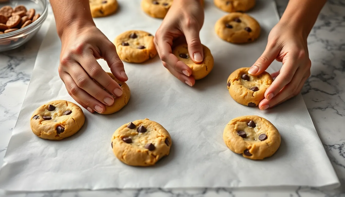 Peanut Butter Stuffed Chocolate Chip Cookies: The Ultimate Gooey Center Recipe 4 Peanut Butter Stuffed Chocolate Chip Cookies: The Ultimate Gooey Center Recipe 3