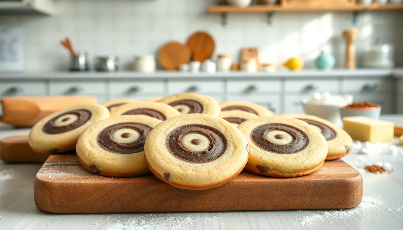Perfect Pinwheel Cookies Recipe: Easy Vanilla & Chocolate Swirl Cookies 4 Perfect Pinwheel Cookies Recipe: Easy Vanilla & Chocolate Swirl Cookies 3