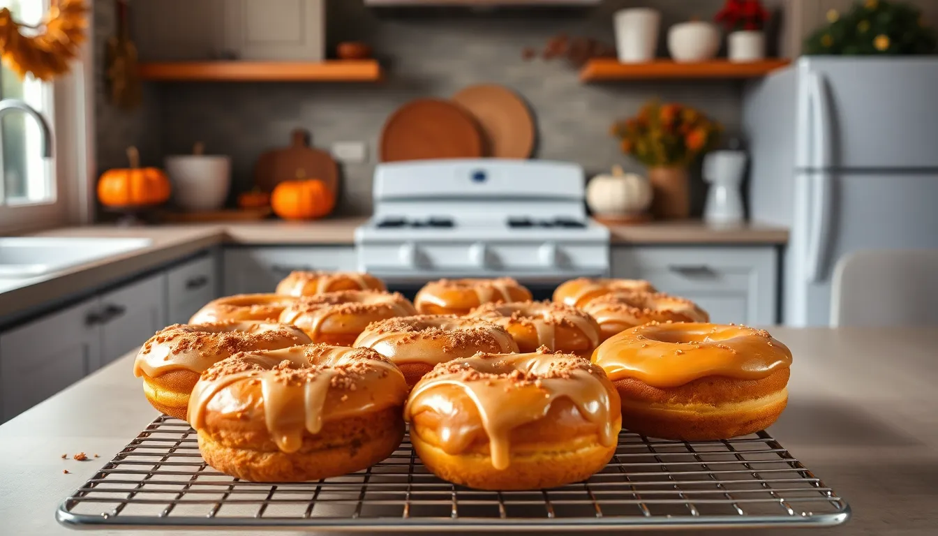 Perfect Pumpkin Donuts Recipe: Easy Homemade Fall Treats (Baked & Fried Options) 4 Perfect Pumpkin Donuts Recipe: Easy Homemade Fall Treats (Baked & Fried Options) 3