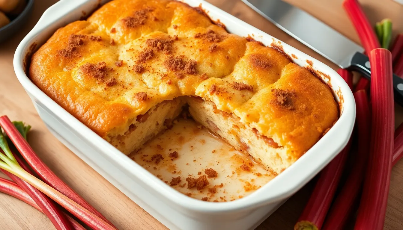 Easy Rhubarb Dump Cake Recipe: 5-Ingredient Dessert Ready in Under an Hour 4 Easy Rhubarb Dump Cake Recipe: 5-Ingredient Dessert Ready in Under an Hour 3