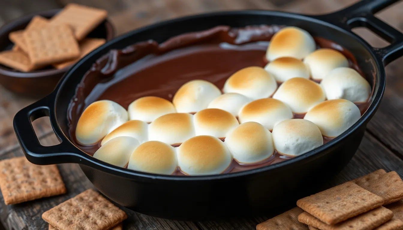 Easy S'mores Dip Recipe: Melted Chocolate Heaven in 10 Minutes (No Campfire Needed!) 4 Easy S'mores Dip Recipe: Melted Chocolate Heaven in 10 Minutes (No Campfire Needed!) 3