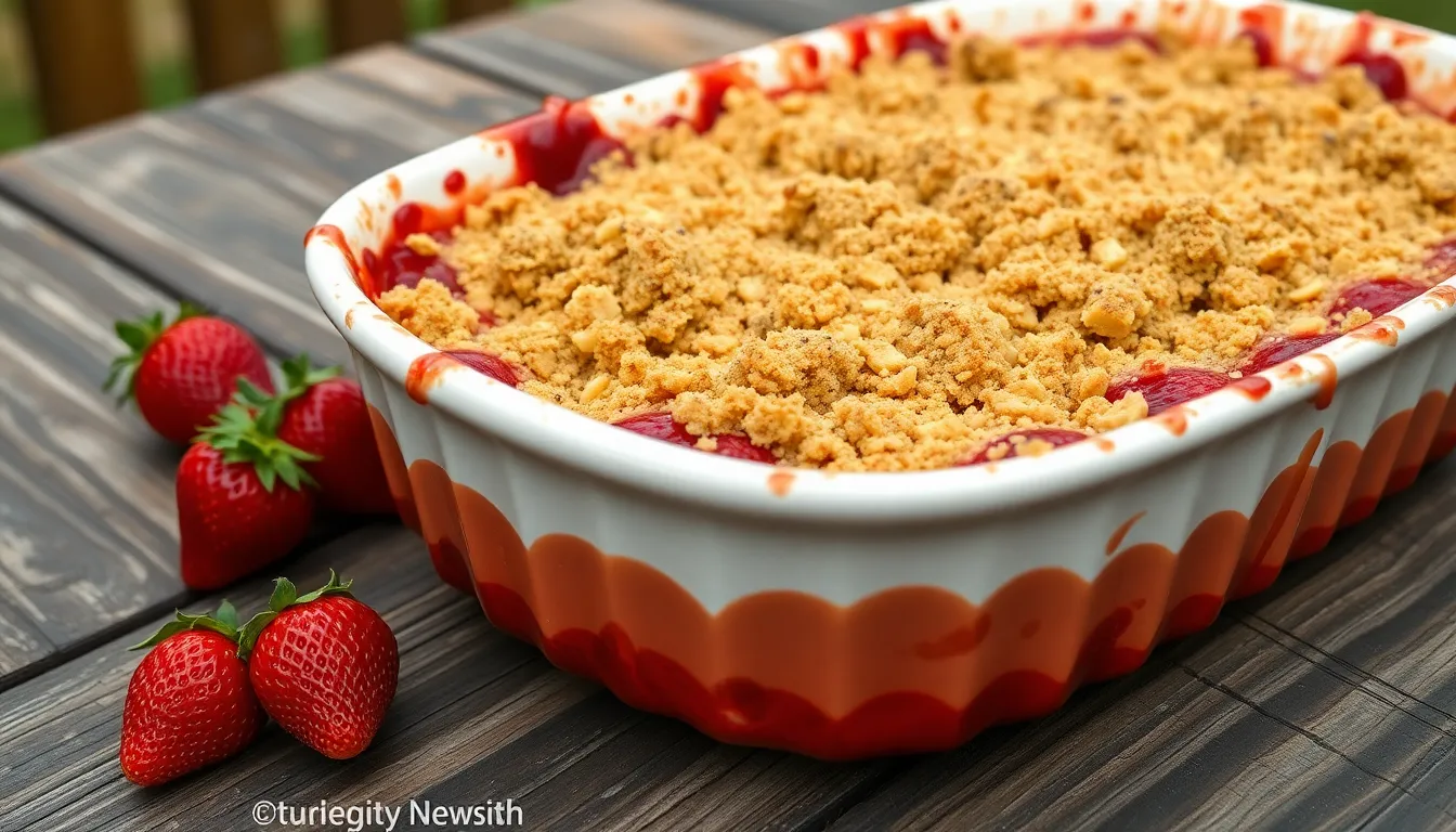 Easy Strawberry Crumble Recipe: Perfect Buttery Crisp Topping Every Time 4 Easy Strawberry Crumble Recipe: Perfect Buttery Crisp Topping Every Time 3