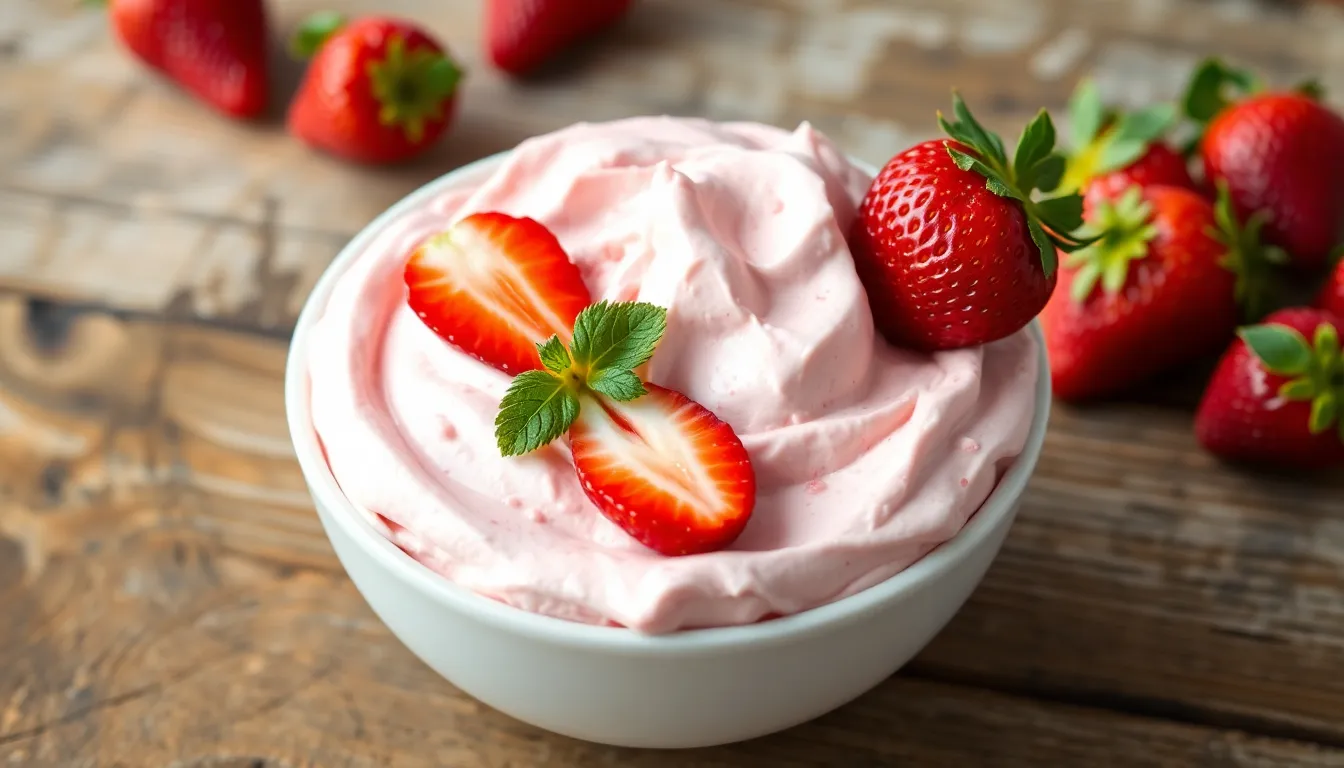 Easy Homemade Strawberry Whipped Cream Recipe (Ready in 10 Minutes!) 4 Easy Homemade Strawberry Whipped Cream Recipe (Ready in 10 Minutes!) 3