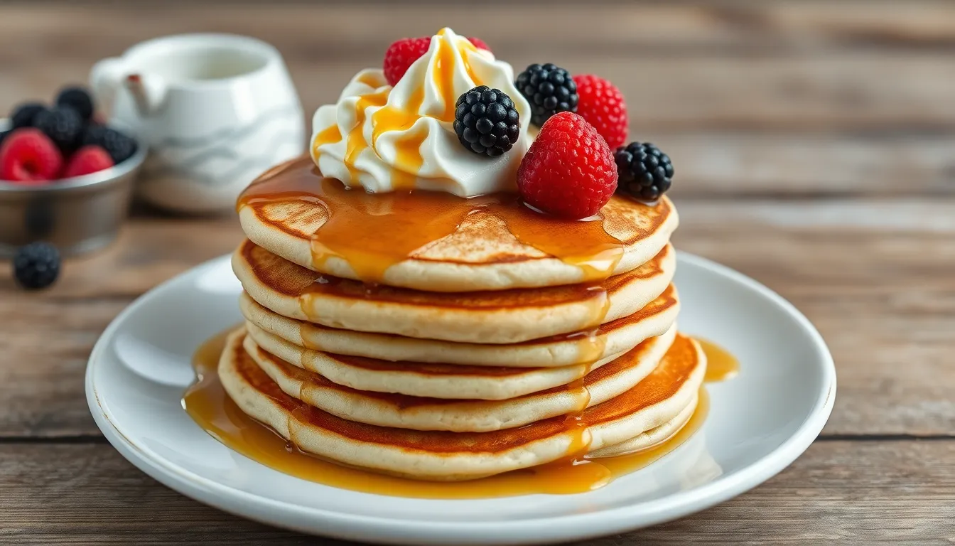 The Ultimate Sweet Cream Pancakes Recipe - Fluffy, Rich & Restaurant-Quality 4 The Ultimate Sweet Cream Pancakes Recipe - Fluffy, Rich & Restaurant-Quality 3