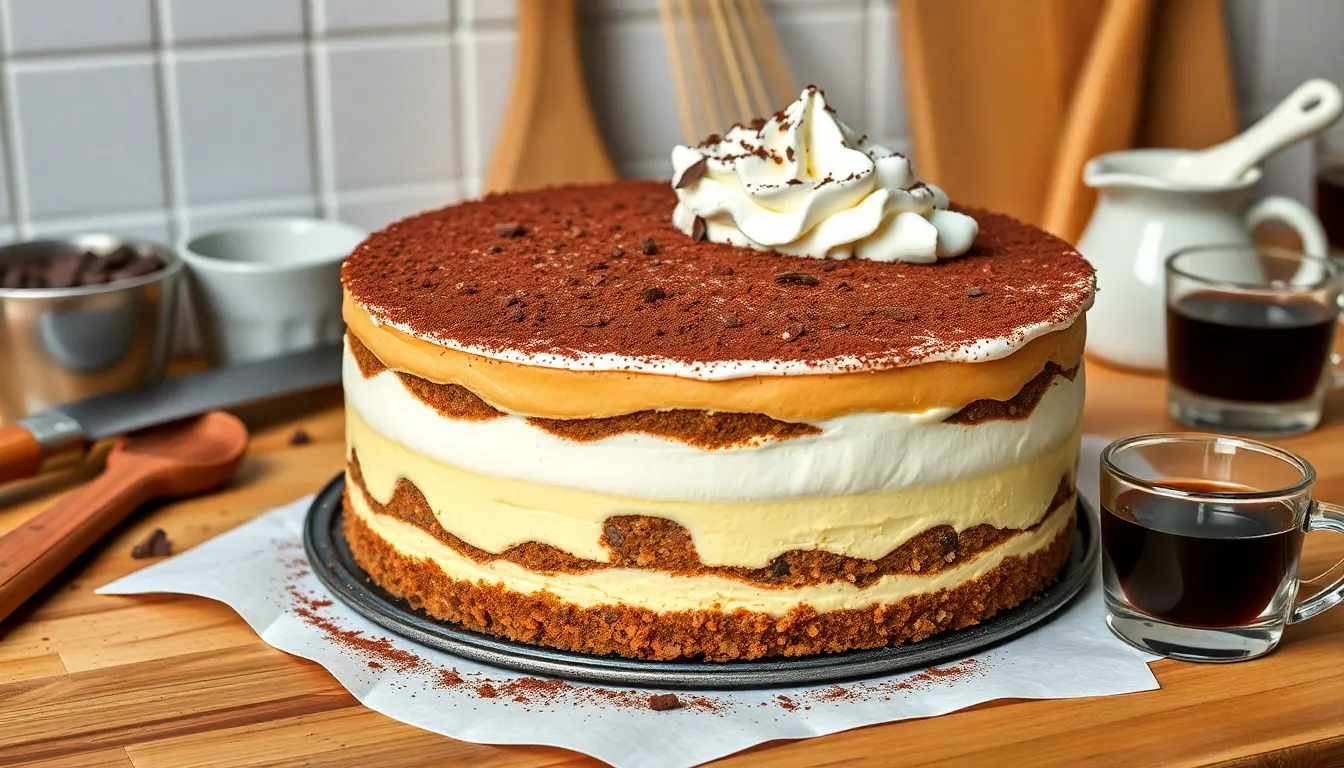 Easy Tiramisu Cheesecake Recipe: Rich Coffee-Infused Dessert That Melts Hearts 4 Easy Tiramisu Cheesecake Recipe: Rich Coffee-Infused Dessert That Melts Hearts 3