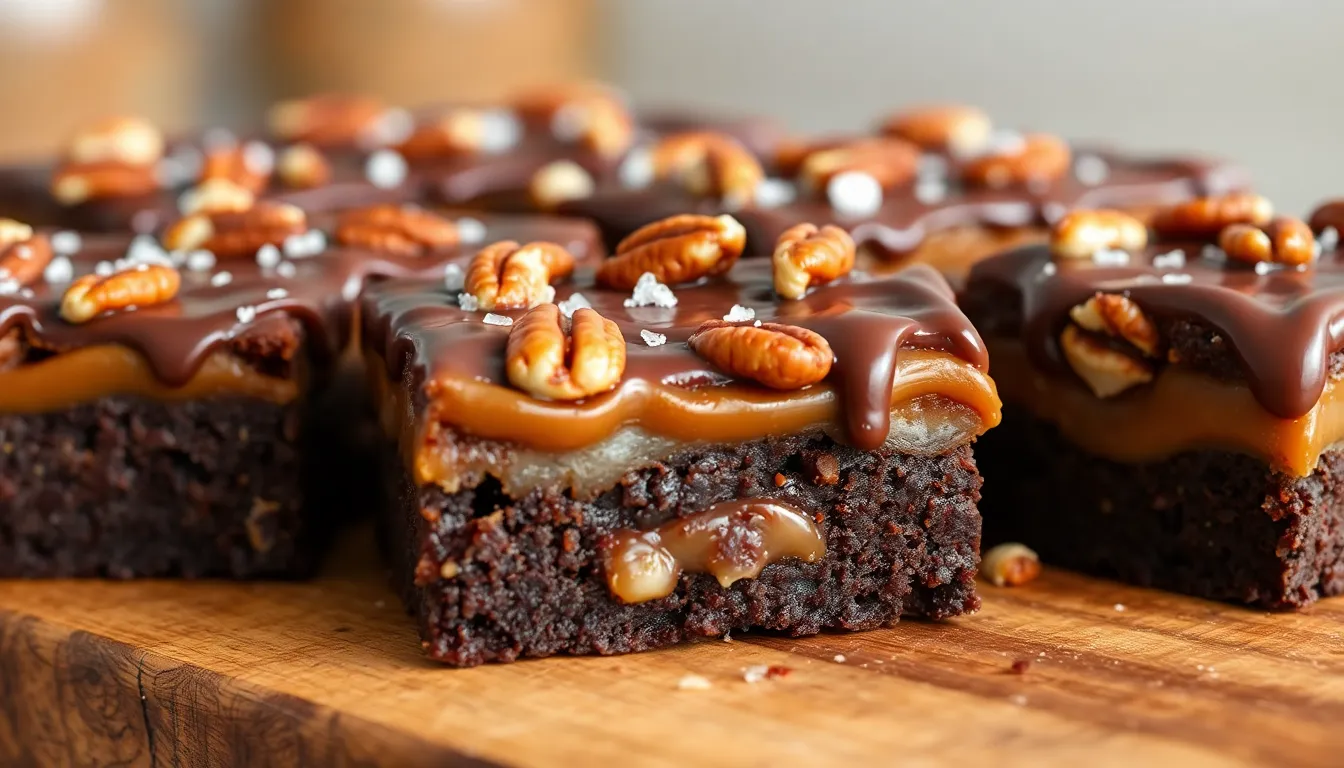 Ultimate Turtle Brownies Recipe: Rich Chocolate, Gooey Caramel & Crunchy Pecans 4 Ultimate Turtle Brownies Recipe: Rich Chocolate, Gooey Caramel & Crunchy Pecans 3
