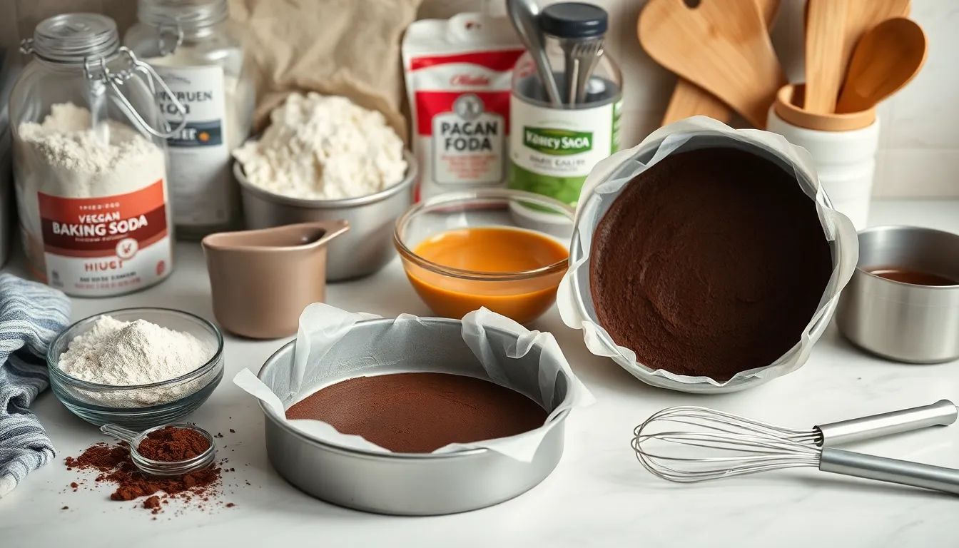 The Ultimate Vegan Chocolate Cake Recipe: Rich, Moist & Dairy-Free 4 The Ultimate Vegan Chocolate Cake Recipe: Rich, Moist & Dairy-Free 3