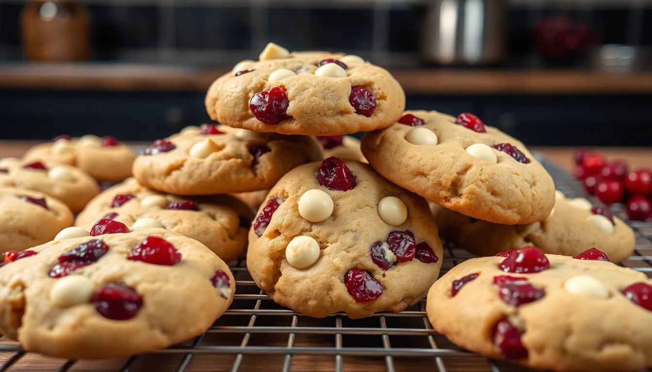 Best White Chocolate Cranberry Cookies Recipe - Soft, Chewy & Irresistible 4 Best White Chocolate Cranberry Cookies Recipe - Soft, Chewy & Irresistible 3