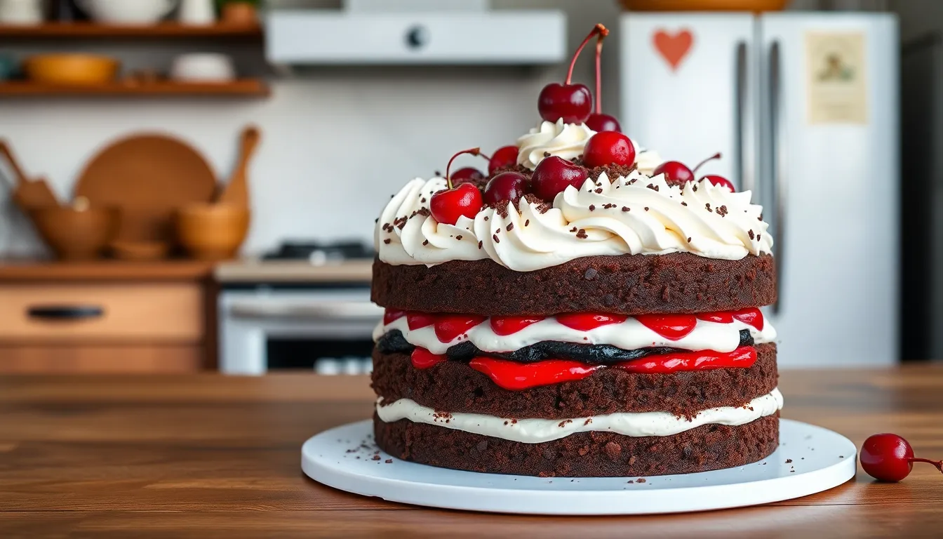Perfect Black Forest Cake Recipe: Authentic German Dessert Made Easy at Home 6 Perfect Black Forest Cake Recipe: Authentic German Dessert Made Easy at Home 5