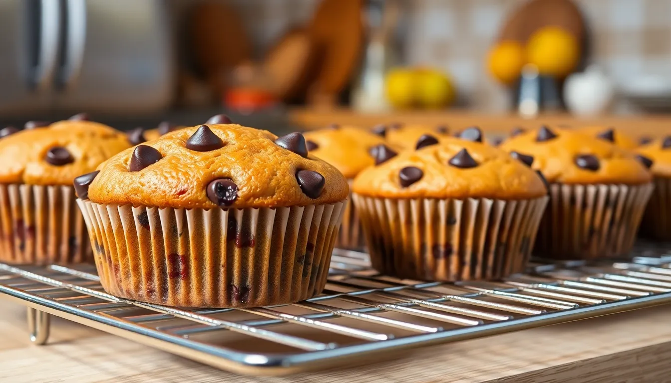 Perfect Chocolate Chip Muffins Recipe: Bakery-Style in 30 Minutes 6 Perfect Chocolate Chip Muffins Recipe: Bakery-Style in 30 Minutes 5