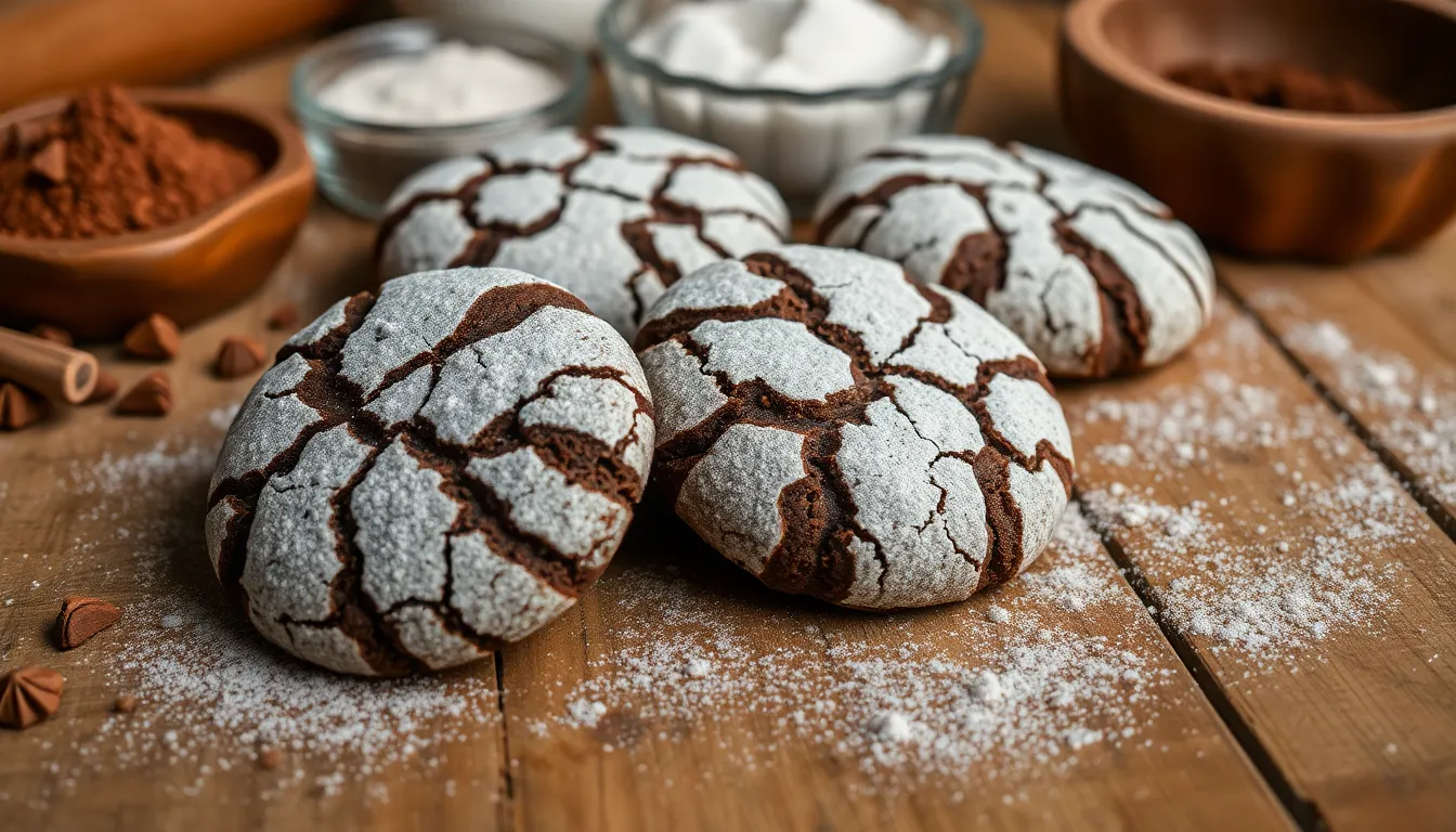 Perfect Chocolate Crinkle Cookies Recipe: Fudgy, Chewy & Irresistible 6 Perfect Chocolate Crinkle Cookies Recipe: Fudgy, Chewy & Irresistible 5