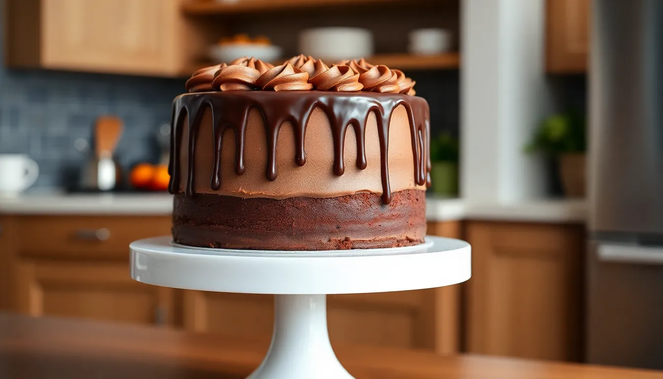 Ultimate Chocolate Fudge Layer Cake Recipe: Moist, Rich & Irresistible 6 Ultimate Chocolate Fudge Layer Cake Recipe: Moist, Rich & Irresistible 5