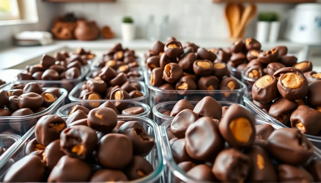 Easy 3-Ingredient Chocolate Peanut Butter Peanut Clusters Recipe (Ready in 30 Minutes!) 6 Easy 3-Ingredient Chocolate Peanut Butter Peanut Clusters Recipe (Ready in 30 Minutes!) 5