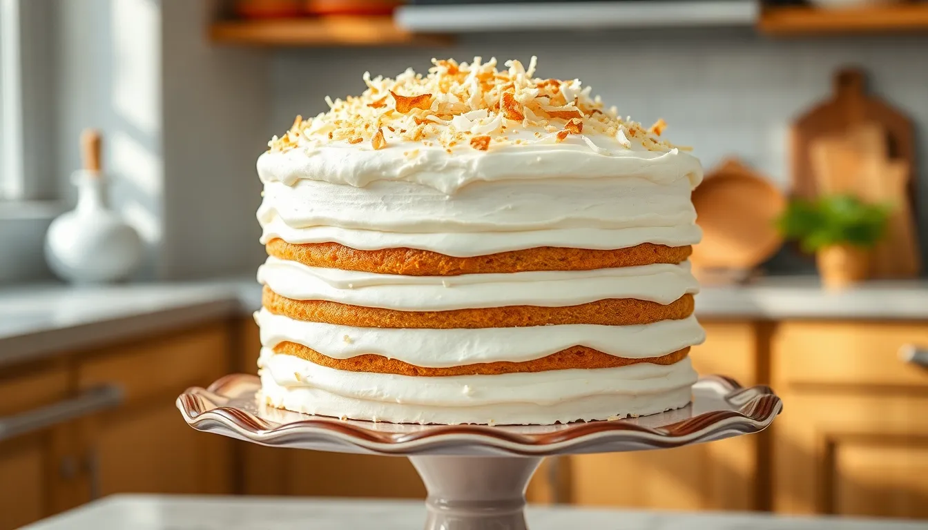 The Ultimate Coconut Cake Recipe: Moist, Fluffy & Southern-Style Perfection 6 The Ultimate Coconut Cake Recipe: Moist, Fluffy & Southern-Style Perfection 5