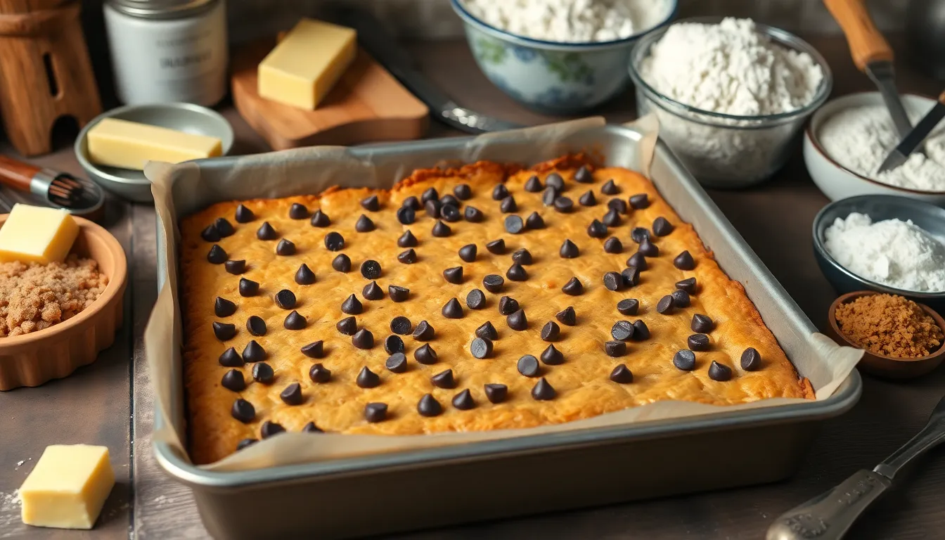 Easy Congo Bars Recipe: Chewy Blondie Bars with Chocolate Chips & Nuts 6 Easy Congo Bars Recipe: Chewy Blondie Bars with Chocolate Chips & Nuts 5