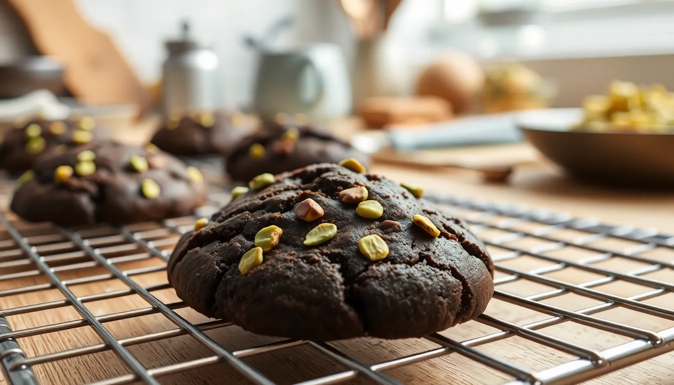 Dark Chocolate Pistachio Cookies Recipe (Bakery-Quality Results Every Time!) 6 Dark Chocolate Pistachio Cookies Recipe (Bakery-Quality Results Every Time!) 5