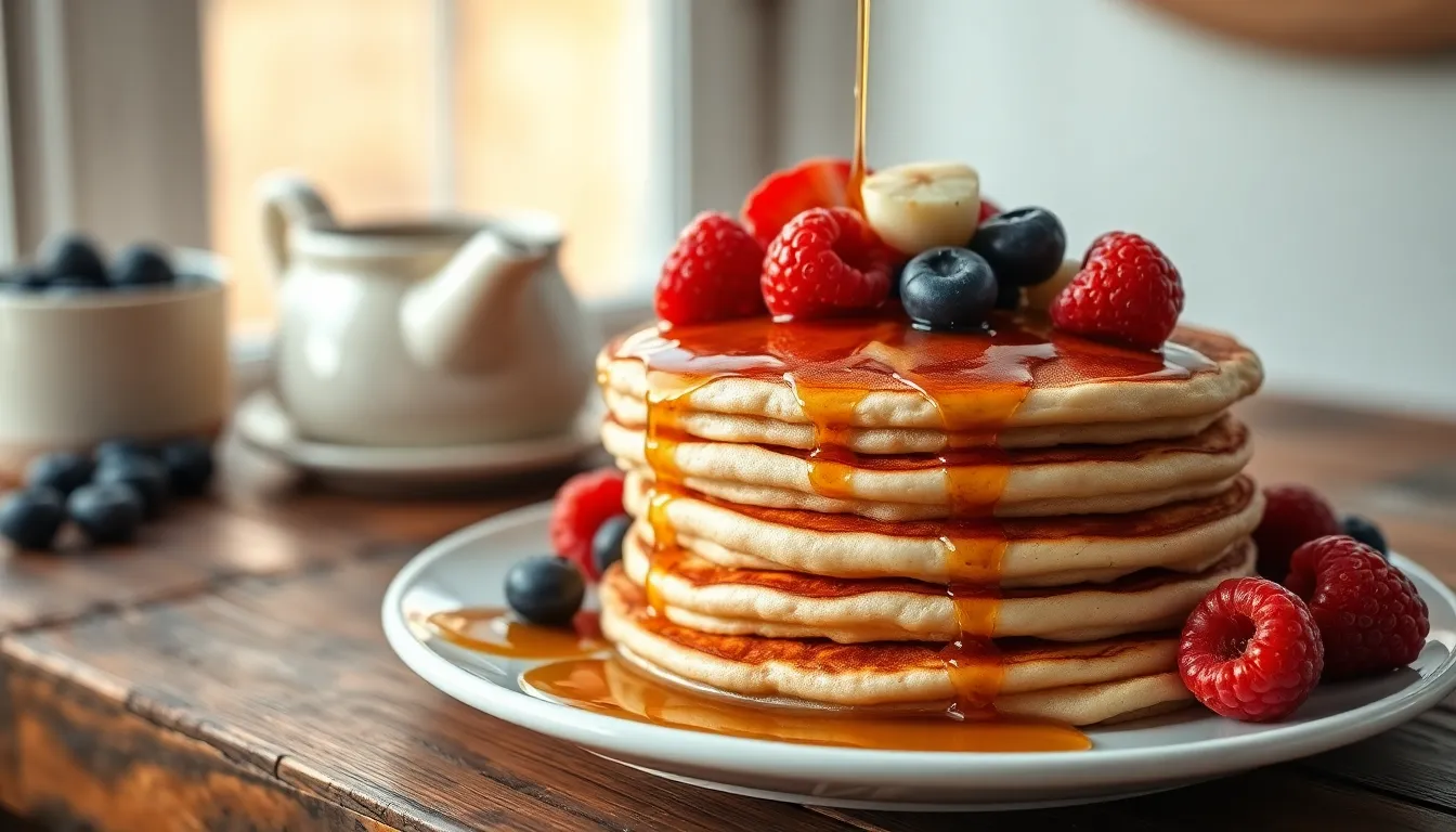 Perfect Fluffy American Pancakes Recipe (Easy + From Scratch!) 6 Perfect Fluffy American Pancakes Recipe (Easy + From Scratch!) 5