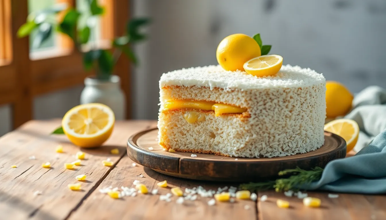 Easy Lemon Coconut Cake Recipe: Moist, Fluffy & Irresistibly Delicious 5