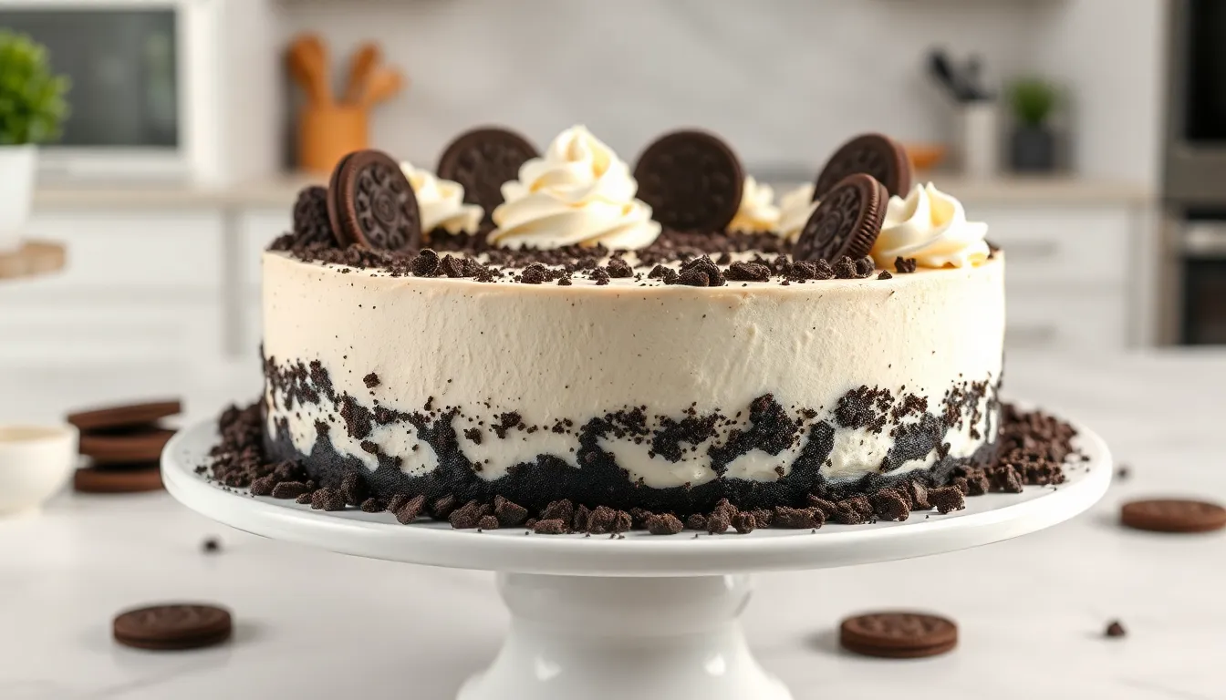 Easy No Bake Oreo Cheesecake Recipe (Ready in 20 Minutes!) 6 Easy No Bake Oreo Cheesecake Recipe (Ready in 20 Minutes!) 5
