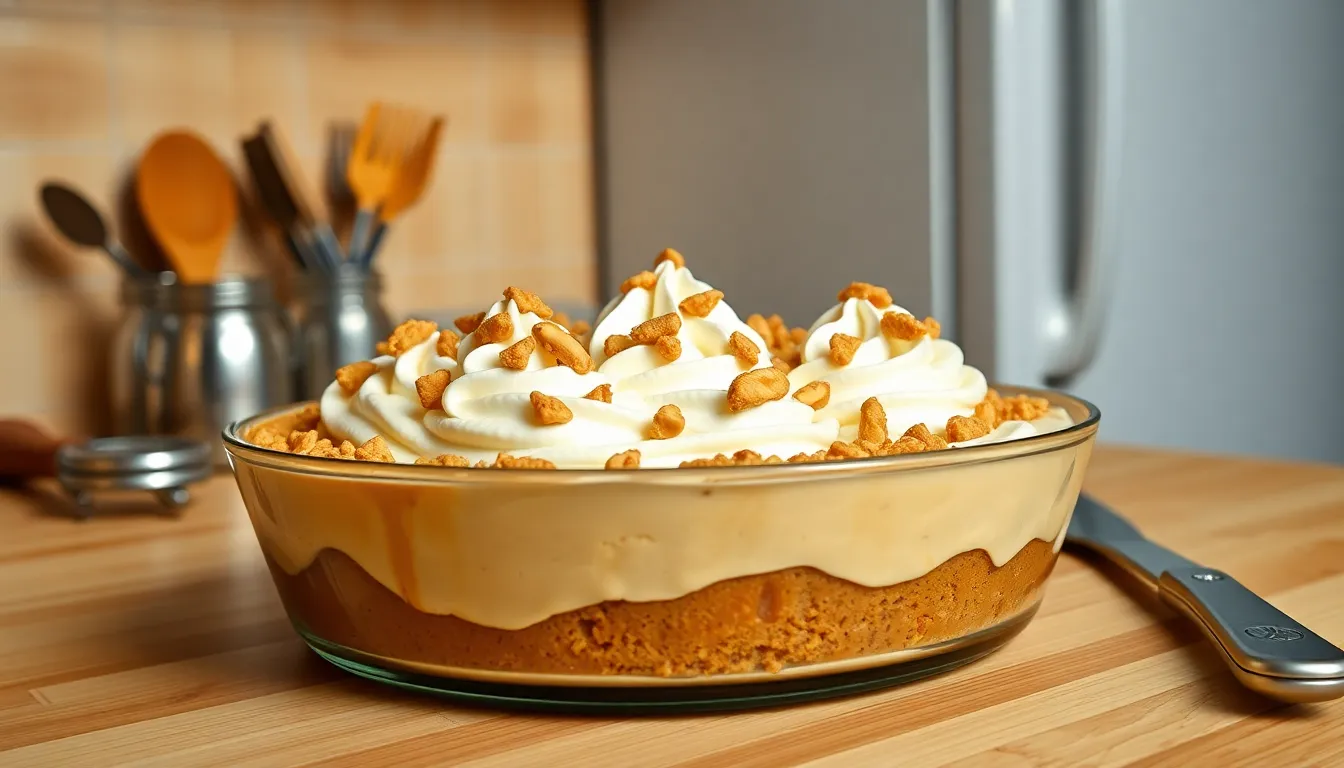 Easy No Bake Peanut Butter Pie Recipe (Ready in 15 Minutes!) 6 Easy No Bake Peanut Butter Pie Recipe (Ready in 15 Minutes!) 5