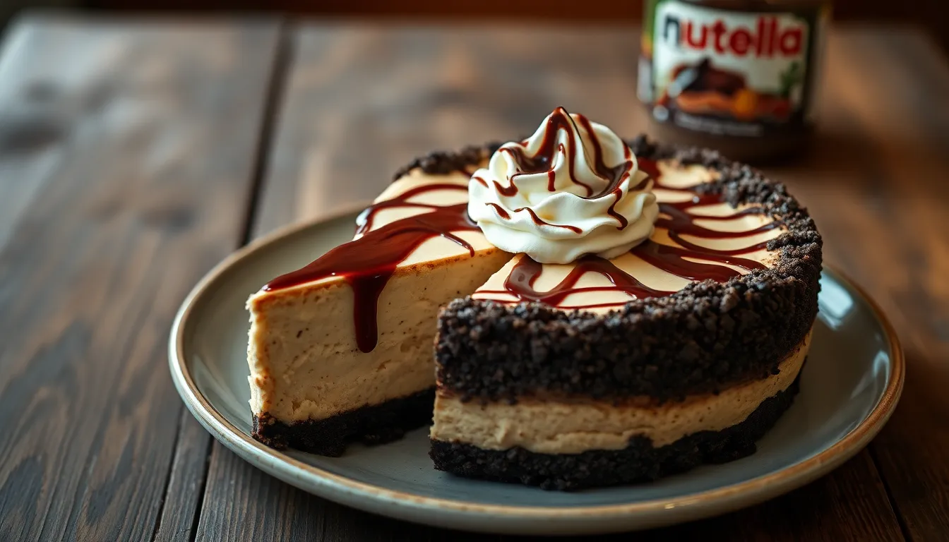 Ultimate Nutella Oreo Cheesecake Recipe (No-Bake & Make-Ahead Options!) 6 Ultimate Nutella Oreo Cheesecake Recipe (No-Bake & Make-Ahead Options!) 5
