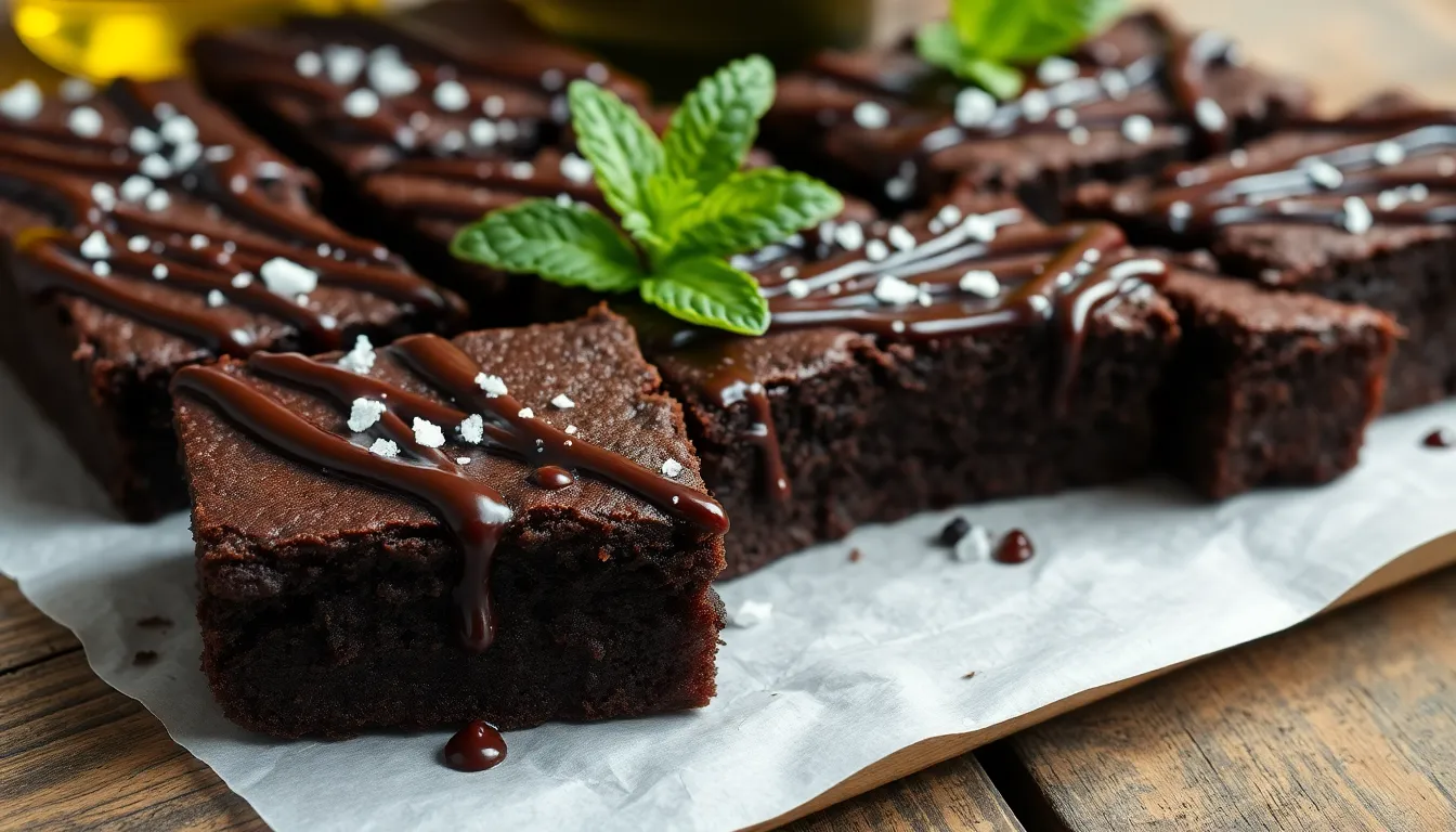 Fudgy Olive Oil Brownies Recipe: Healthier & More Delicious Than Butter Brownies 6 Fudgy Olive Oil Brownies Recipe: Healthier & More Delicious Than Butter Brownies 5