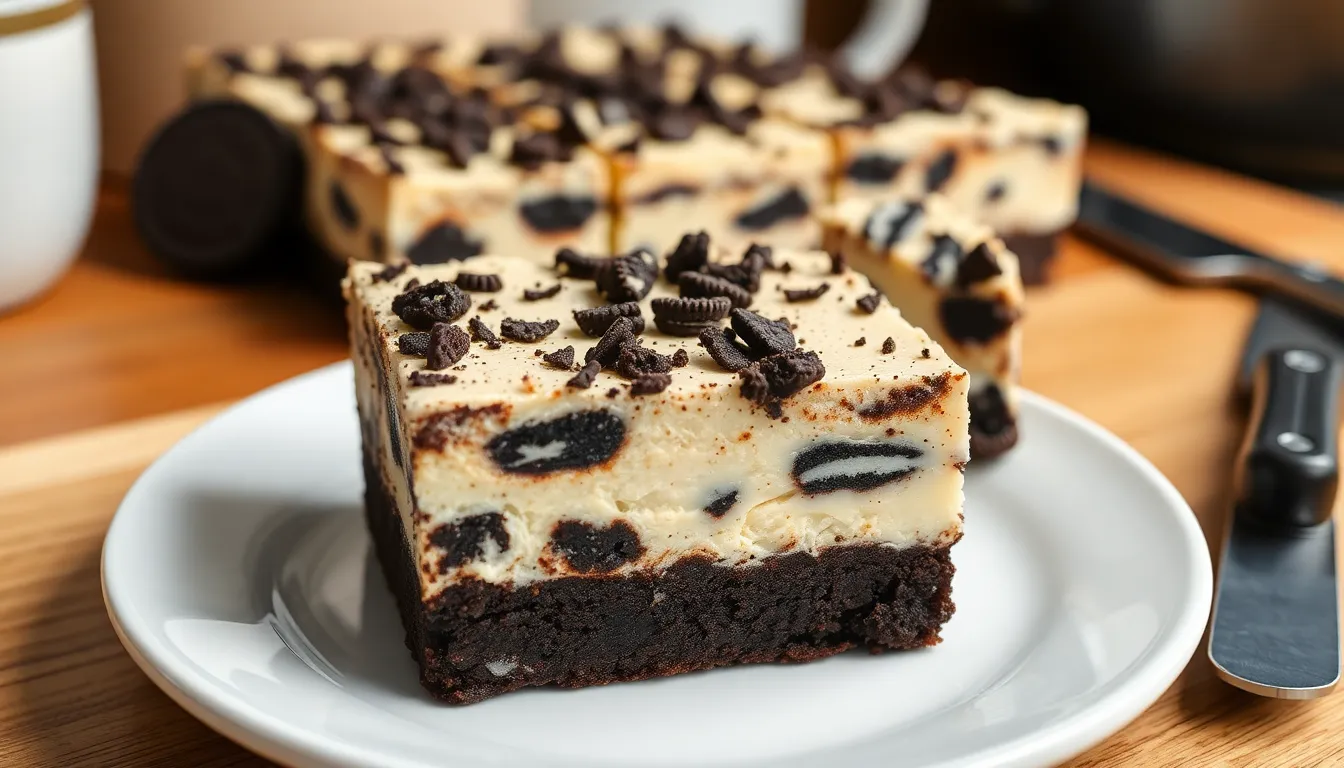 Ultimate Oreo Cheesecake Brownies Recipe: Triple-Layer Heaven in Every Bite 6 Ultimate Oreo Cheesecake Brownies Recipe: Triple-Layer Heaven in Every Bite 5