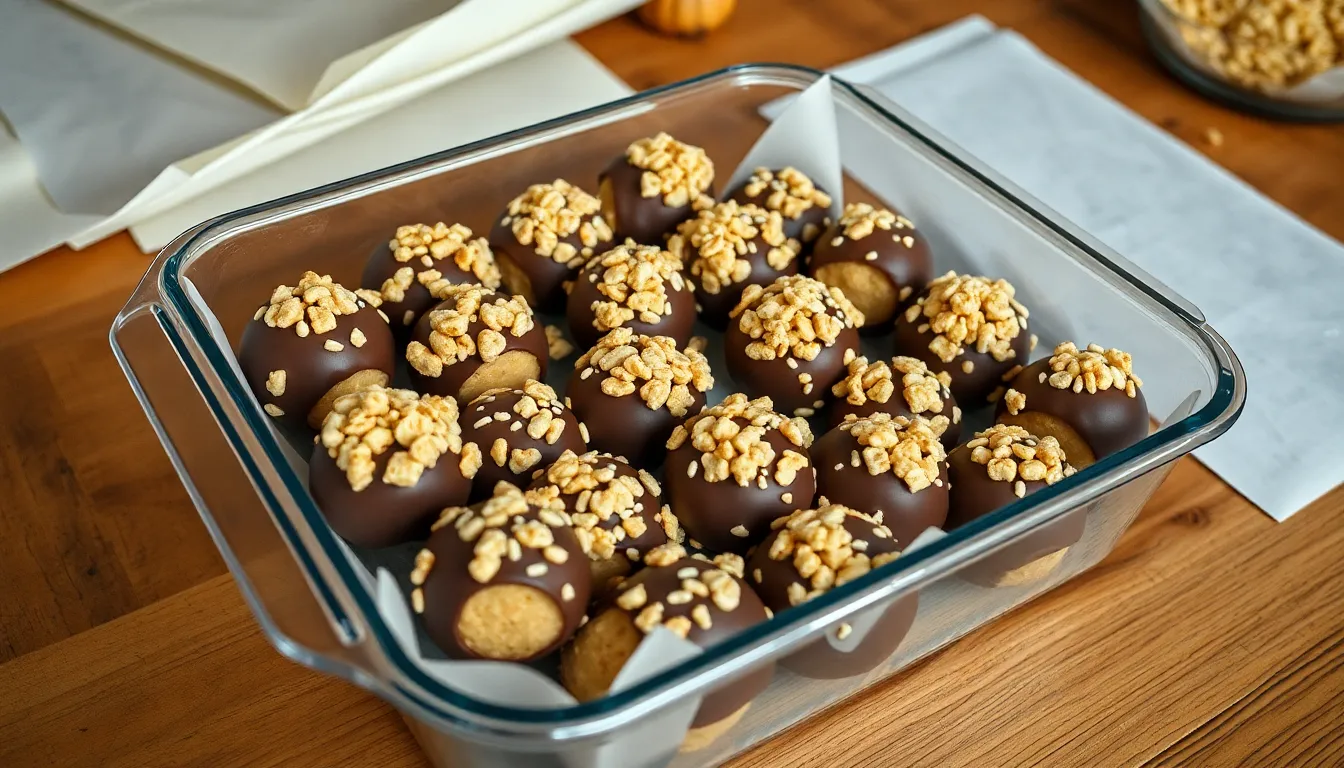 Easy No-Bake Peanut Butter Balls with Rice Krispies (Ready in 15 Minutes!) 6 Easy No-Bake Peanut Butter Balls with Rice Krispies (Ready in 15 Minutes!) 5