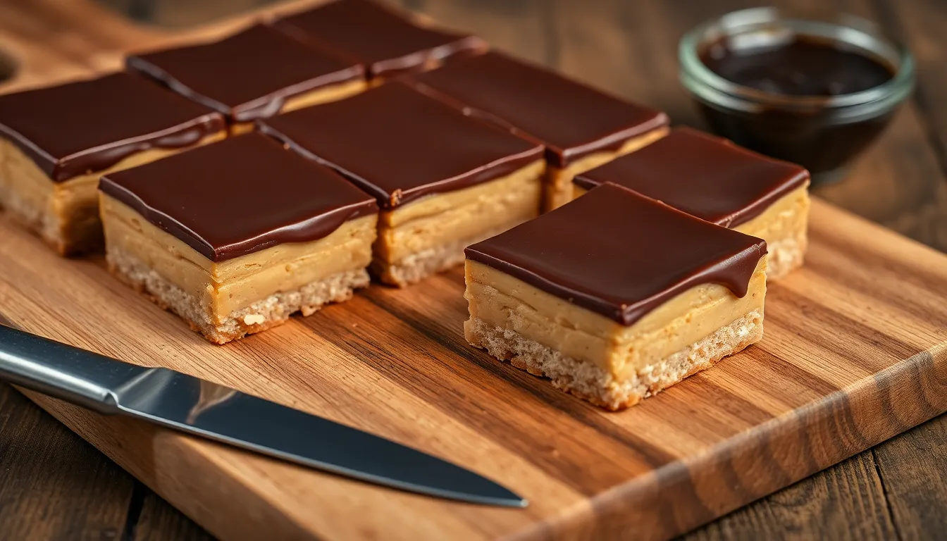 Easy No-Bake Peanut Butter Bars Recipe (Ready in 30 Minutes!) 6 Easy No-Bake Peanut Butter Bars Recipe (Ready in 30 Minutes!) 5