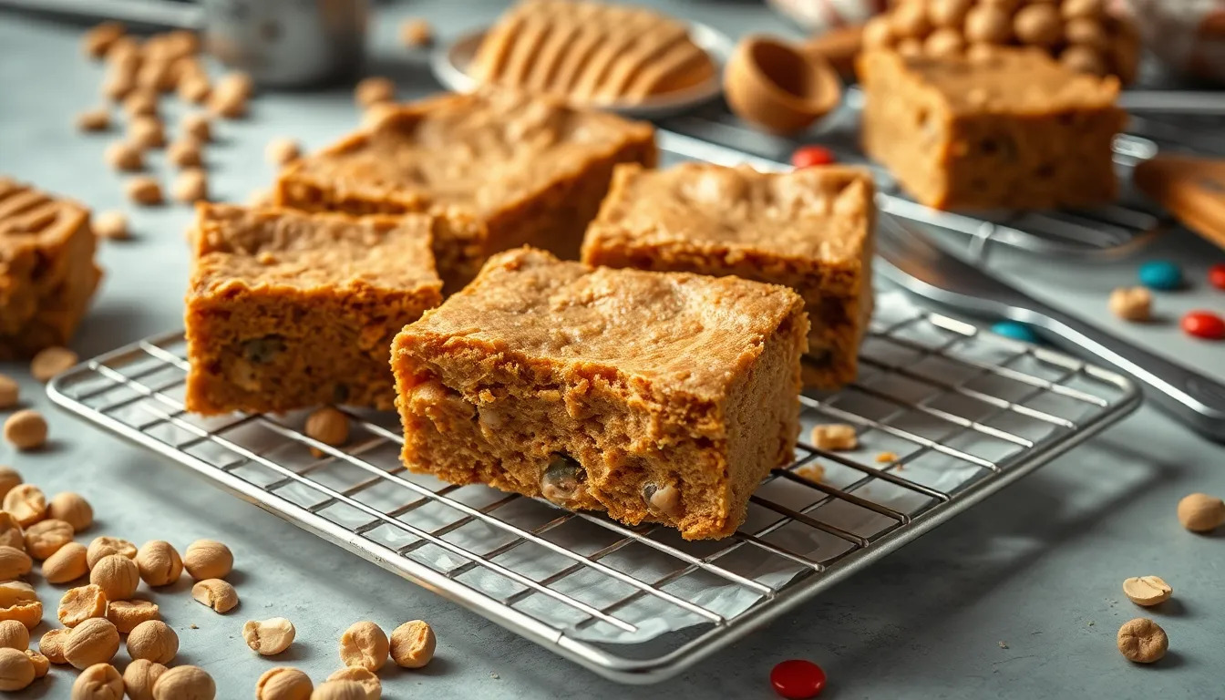 Easy Peanut Butter Blondies Recipe - Fudgy, Chewy & Better Than Brownies 6 Easy Peanut Butter Blondies Recipe - Fudgy, Chewy & Better Than Brownies 5