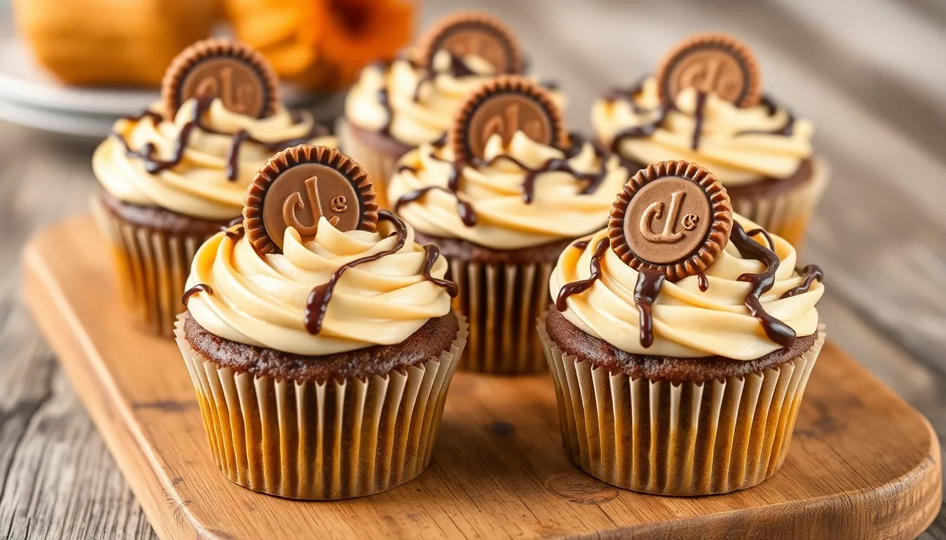 Perfect Peanut Butter Chocolate Cupcakes Recipe (Easy & Decadent!) 6 Perfect Peanut Butter Chocolate Cupcakes Recipe (Easy & Decadent!) 5