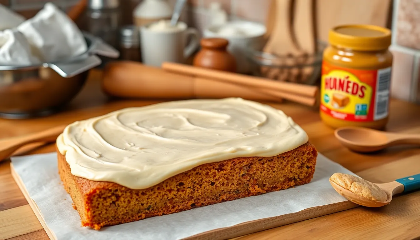 Easy Peanut Butter Sheet Cake Recipe - Moist, Rich & Perfect for Crowds 6 Easy Peanut Butter Sheet Cake Recipe - Moist, Rich & Perfect for Crowds 5