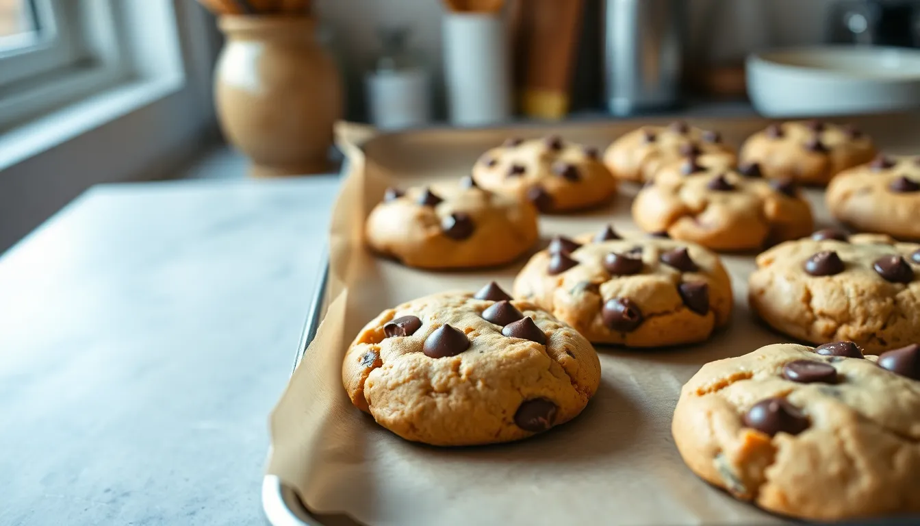 Peanut Butter Stuffed Chocolate Chip Cookies: The Ultimate Gooey Center Recipe 6 Peanut Butter Stuffed Chocolate Chip Cookies: The Ultimate Gooey Center Recipe 5