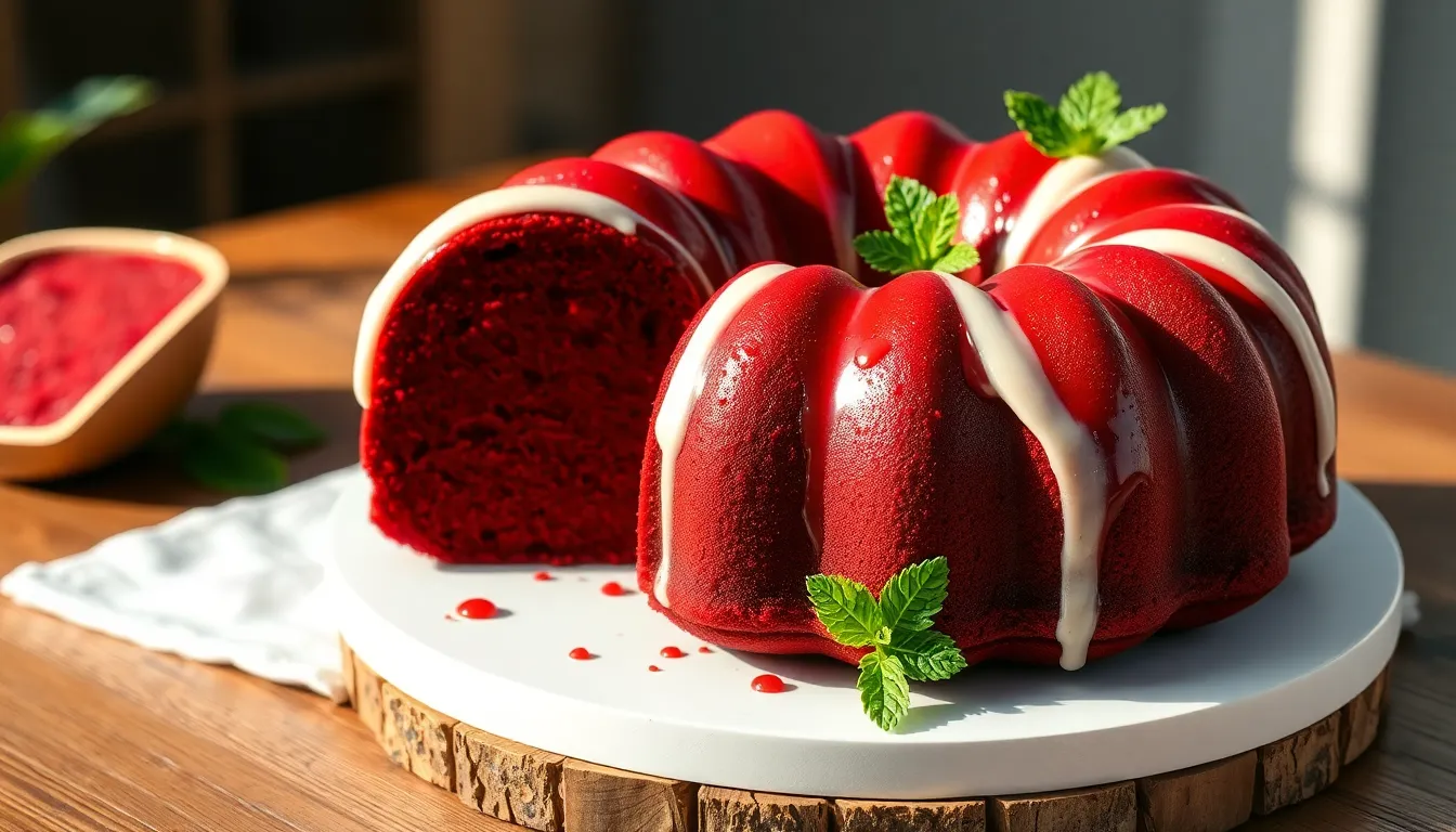 Perfect Red Velvet Bundt Cake Recipe: Moist, Rich & Bakery-Quality Results 6 Perfect Red Velvet Bundt Cake Recipe: Moist, Rich & Bakery-Quality Results 5